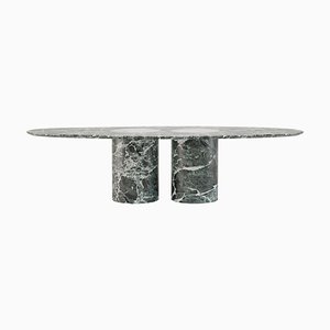 Salvante D1 Dining Table in Bianco Namibia Marble by Piotr Dąbrowa