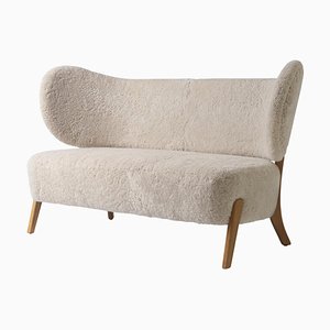 Moonlight Sheepskin TMBO Lounge Sofa by Mazo Design