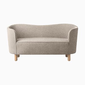 Sand Sahco Zero und Natureiche Mingle Sofa von Lassen