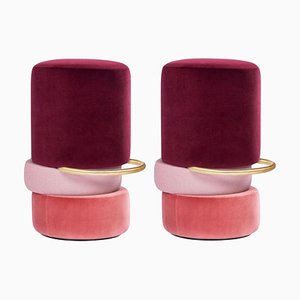 Tabourets de Bar Lipstick par Royal Stranger, Set de 2