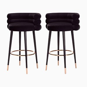 Set of Marshmallow Bar Stools by Royal Stranger