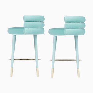 Tabourets de Bar Marshmallow par Royal Stranger, Set de 2