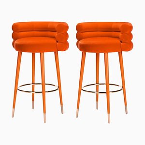Set of Marshmallow Bar Stools by Royal Stranger