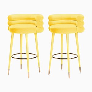 Set of Marshmallow Bar Stools by Royal Stranger