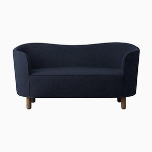 Blue Sahco Zero und Räuchereiche Mingle Sofa von Lassen