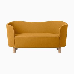 Raf Simons Vidar 3 Mingle Sofa in Orange und Eiche natur von Lassen