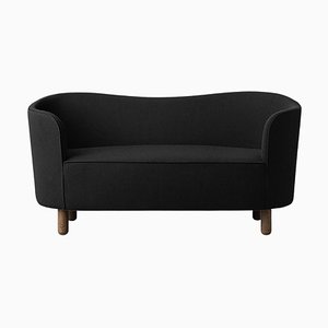 Raf Simons Vidar 3 Mingle Sofa in Dunkelgrau & Räuchereiche von Lassen