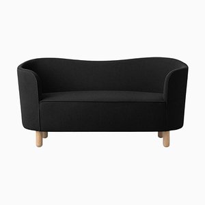 Raf Simons Vidar 3 Mingle Sofa in Dunkelgrau und Eiche natur von Lassen