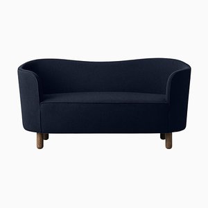 Raf Simons Vidar 3 Mingle Sofa aus Blau und Räuchereiche von Lassen