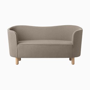 Beige and Natural Oak Raf Simons Vidar 3 Mingle Sofa by Lassen