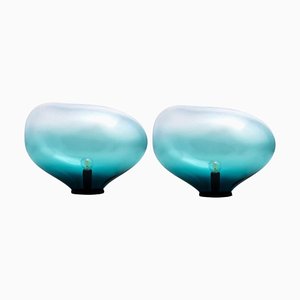 Sedna Petrol Table Lamps by Eloa, Set of 2