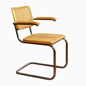 Chaise S64 Cantilever par Marcel Breuer pour Thonet, 1981