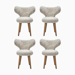 Sheepskin WNG Chairs by Mazo Design, Set of 4