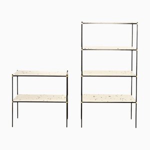 Shelve 2 and 4 Levels by Contain, Set of 2