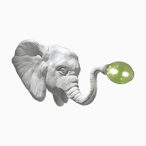 Light Elephant Wall Lamp by Imperfettolab