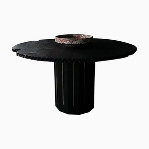 Root Table and Red Marble Dish by Jeremy Descamps, Set of 2