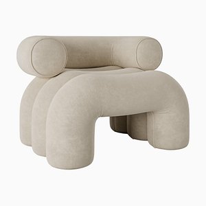 Fauteuil Aurora Beige par Nelson Araujo