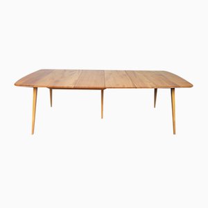 Extending Plank Dining Table attributed to Lucian Ercolani for Ercol, 1960s