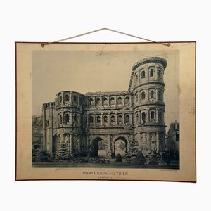 Porta Nigra in Trier Land Side, 1890er, Sammlerdruck