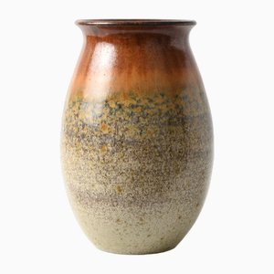 Danish Studio Ceramic Vase by Gunni Nordstrøm, 1970s