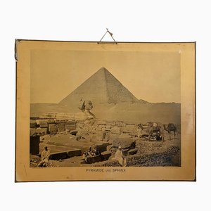 Pyramide Und Sphinx, 1899, Impression Phototypie