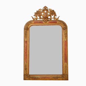 Miroir de Quai Doré 19ème Siècle, France, 1850s