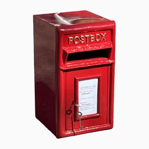 Red Post Box with 2 Keys