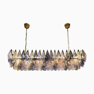 Poliedri Murano Glass Ceiling Light by Carlo Scarpa, 1990s