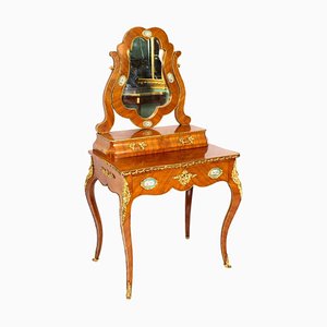 19th Century Ormolu and Sevres Porcelain Mounted Dressing Table and Mirror