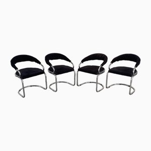 Chaises par Giotto Stoppino pour Kartell, 1970s, Set de 4