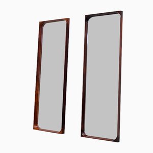 Danish Modern Rosewood Mirrors by Niels Clausen for Nc Møbler, 1960s, Set of 2