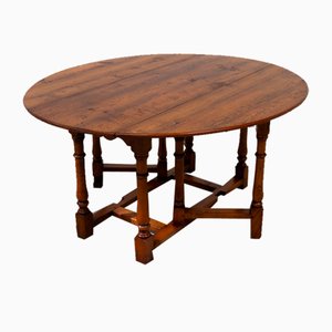 Large Gateleg Dining Table in Oak