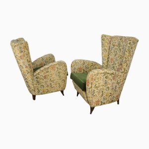 Armchairs attributed to Paolo Buffa, Italy, 1950s, Set of 2