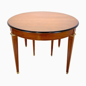 Biedermeier Extendable Dining Table in Cherry Wood, France, 1900s