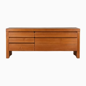 Low Model R14A Sideboard in Natural Elm by Pierre Chapo, 1976