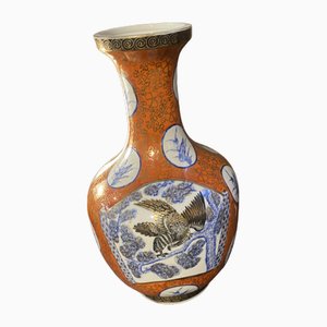Vase en Porcelaine à Décors d'Oiseaux