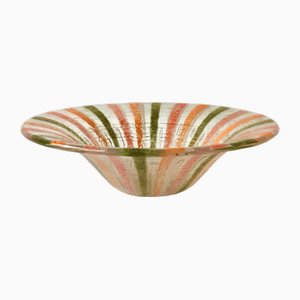 Castilian Patterned Fused Glass Bowl by Higgins