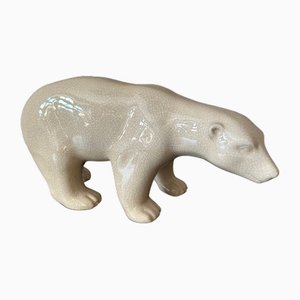 Orso in ceramica screpolata, anni '30