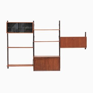 Wall Unit in Teak Wood by Poul Cadovius, Denmark, 1950s, Set of 3