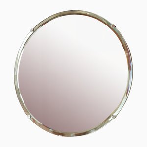 Specchio rotondo smussato, anni '50