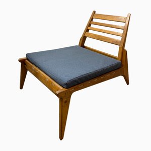 Sedia Hunter Mid-Century di quercia di Heger Heinz per Kunsthandwerk Annaberg Buchholz, Ex RDT, anni '60