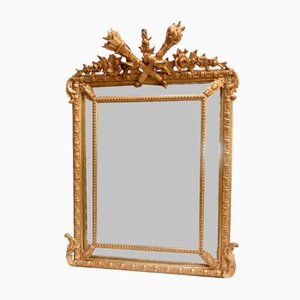 Napoleon III Louis XIV Style Mirror with Gilt Wood, 19th Century
