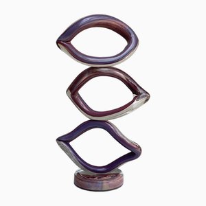 20th Century Abstract Sculpture in Murano Glass, 1980s