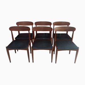 Skandinavische Stühle von Johannes Andersen für Ultdum Møbelfabrik, 1960er, 6er Set