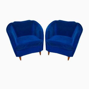Lounge Chairs, Italy, 1950s, Set of 2