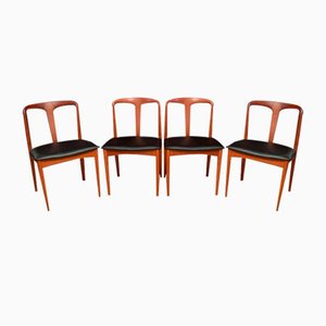 Juliane Chairs attributed to Johannes Andersen for Uldum Møbelfabrik, Denmark, 1960s, Set of 4