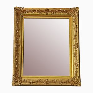 Specchio da parete grande dorato, XIX secolo