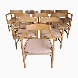 Chairs attributed to Børge Mogensen for Fredericia Stolfabrik, 1960s, Set of 10