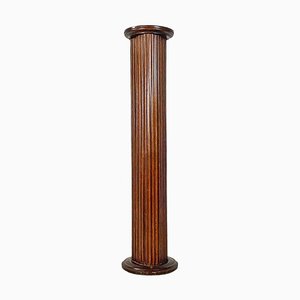 Espositore a colonna o colonna in legno, inizio '900