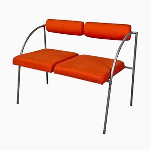 Vienna Bench or Settee in Metal attributed to Rodney Kinsman for Bieffeplast, 1980s
